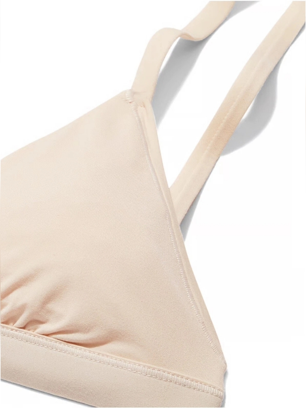 PINK Victoria's Secret Soft Nude Triangle Bralette Size XL - Picture 5 of 16
